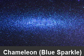 Blue Sparkle Chameleon Dash Kits