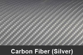 Silver Carbon Fiber Dash Kits