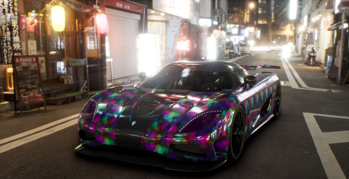Bokeh Vehicle Wrap