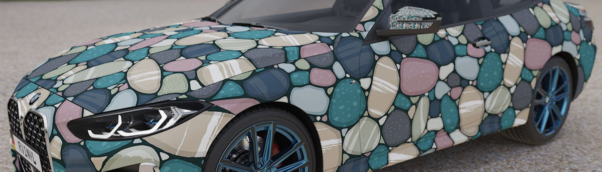 Colorful Cobblestone Wrap Films | Colorful Cobblestone Vinyl Wraps - Rvinyl