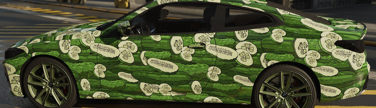 Cucumber Wrap Films | Cucumber Vinyl Wraps - Rvinyl