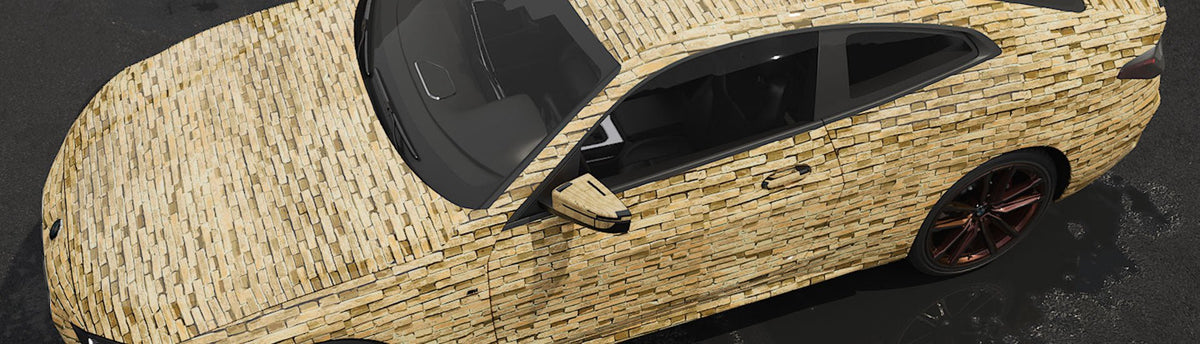 Flemish Cross Brick Wrap Films | Flemish Cross Brick Vinyl Wraps - Rvinyl