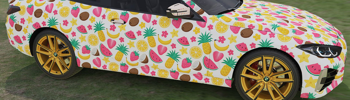 Fruit Salad Wrap Films | Fruit Salad Vinyl Wraps - Rvinyl