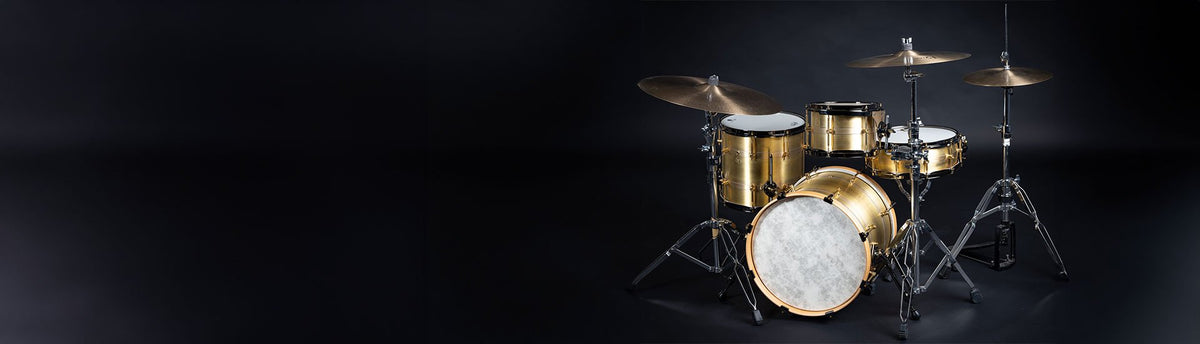 Gold Drum Wraps | Snare Drum | Bass Drum | Tom-Toms - Rvinyl