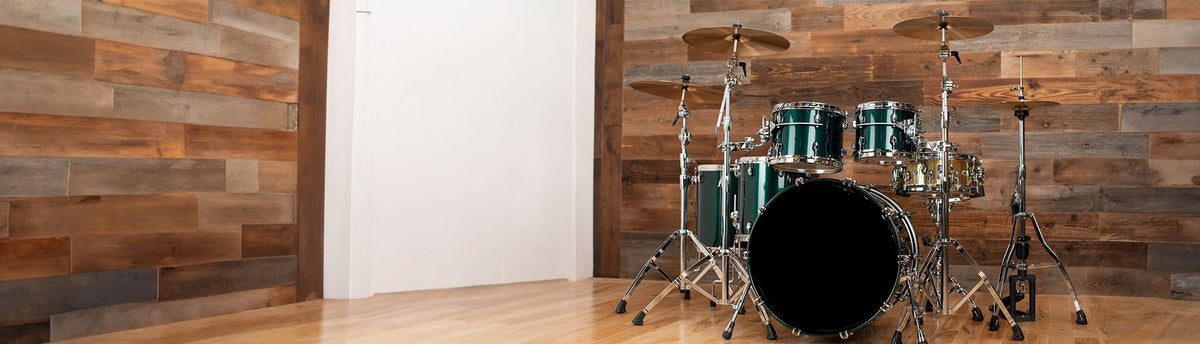 Green Drum Wraps | Snare Drum | Bass Drum | Tom-Toms - Rvinyl