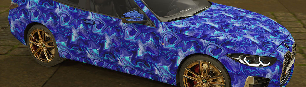 Lapis Lazuli Gemstone Wrap Films | Lapis Lazuli Gemstone Vinyl Wraps - Rvinyl