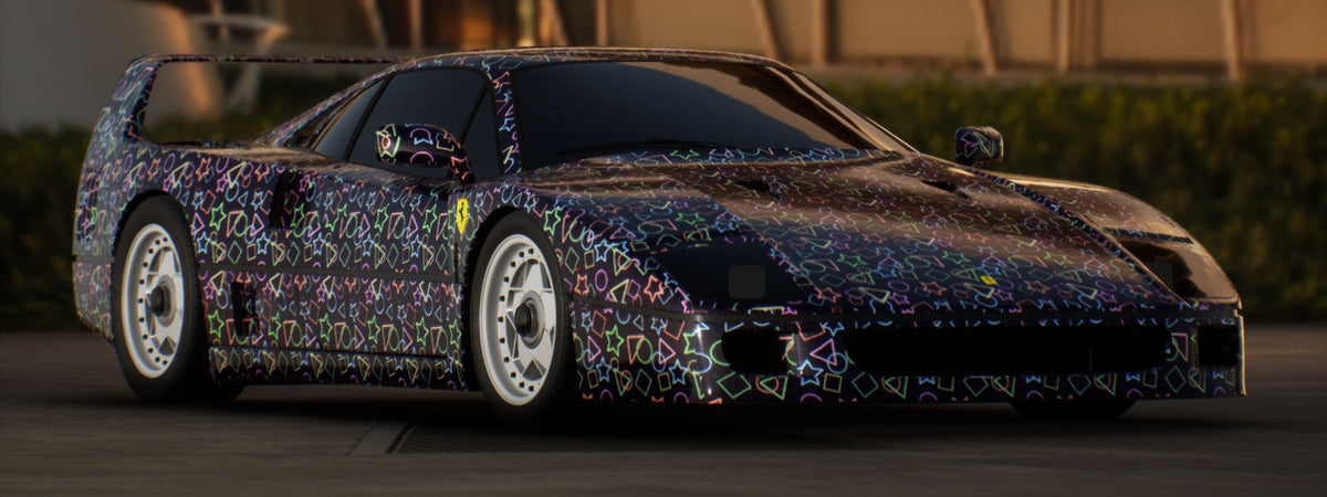 Rainbow Abstract Wrap Films | Rainbow Abstract Vinyl Wraps