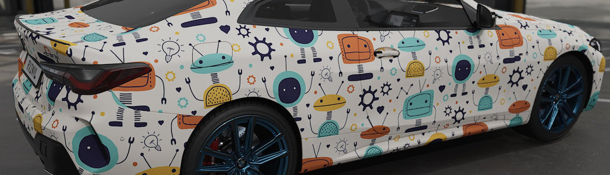 Robot Wrap Films | Robot Vinyl Wraps - Rvinyl