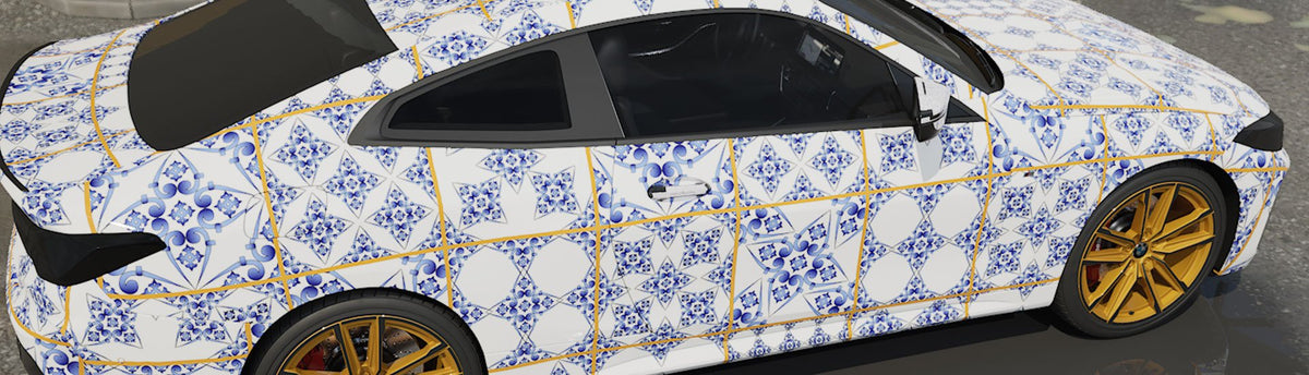 Talavera Tile Wrap Films | Talavera Tile Vinyl Wraps - Rvinyl