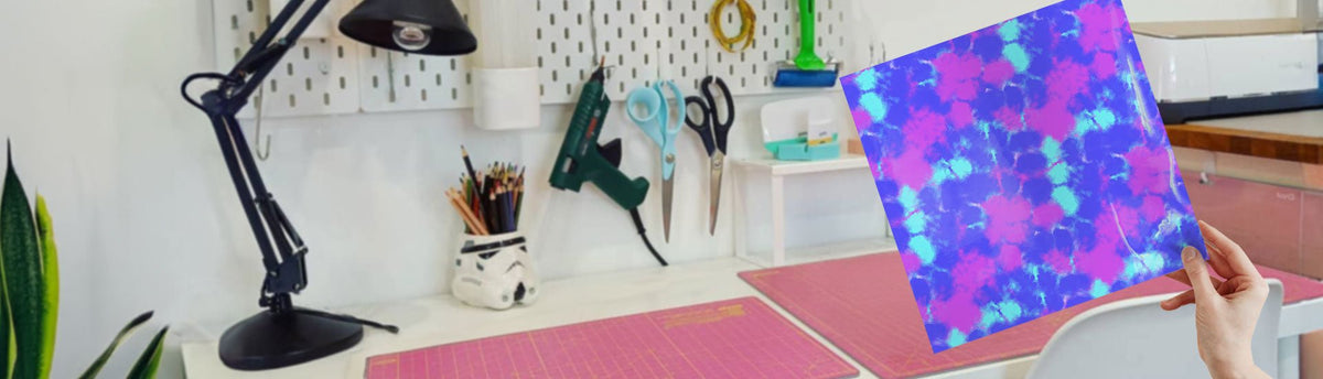 Rcraft™ Tie Dye Craft Vinyl | Craft Sheets | Craft Rolls - Rvinyl