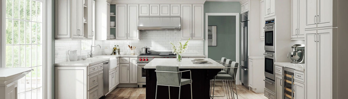 White Kitchen Cabinet Wraps | Cabinetry Wraps - Rvinyl
