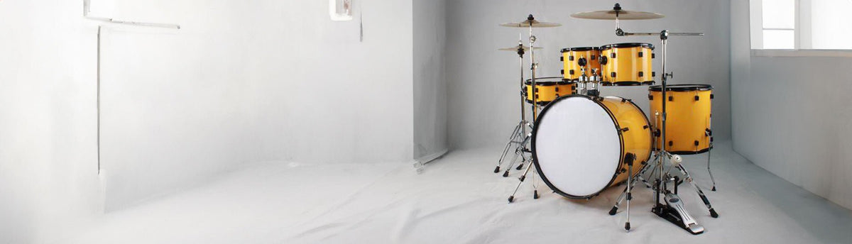 Yellow Drum Wraps | Snare Drum | Bass Drum | Tom-Toms - Rvinyl