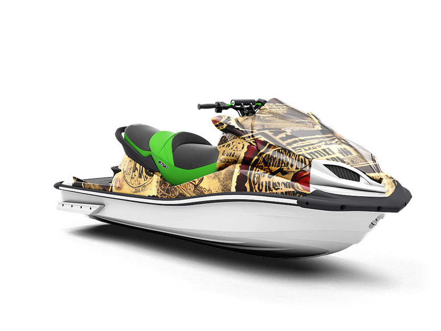 1899 Sticker Bomb Jet Ski Vinyl Customized Wrap