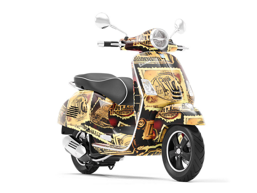 1899 Sticker Bomb Vespa Scooter Wrap Film