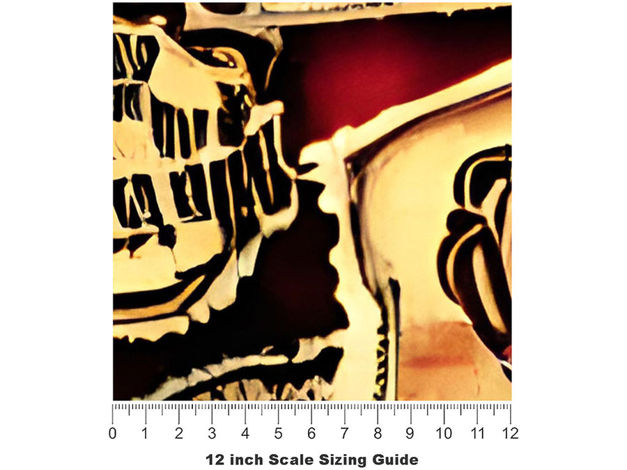 1899 Sticker Bomb Vinyl Film Pattern Size 12 inch Scale~Rwraps 1899 Sticker Bomb Sizing Chart~3