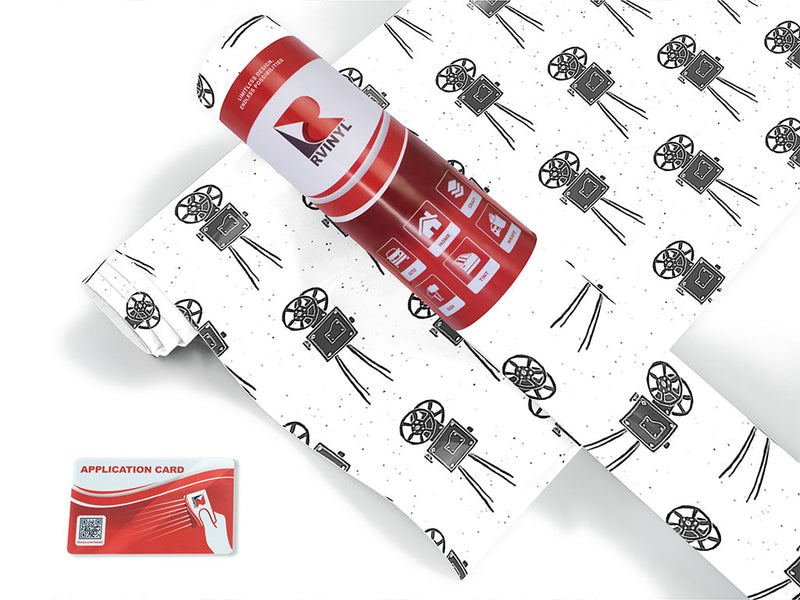 35mm crank movie Craft Vinyl Roll