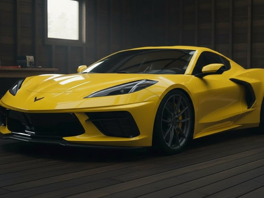 3M™ 2080 High Gloss Bright Yellow Vinyl Wrap | HG15