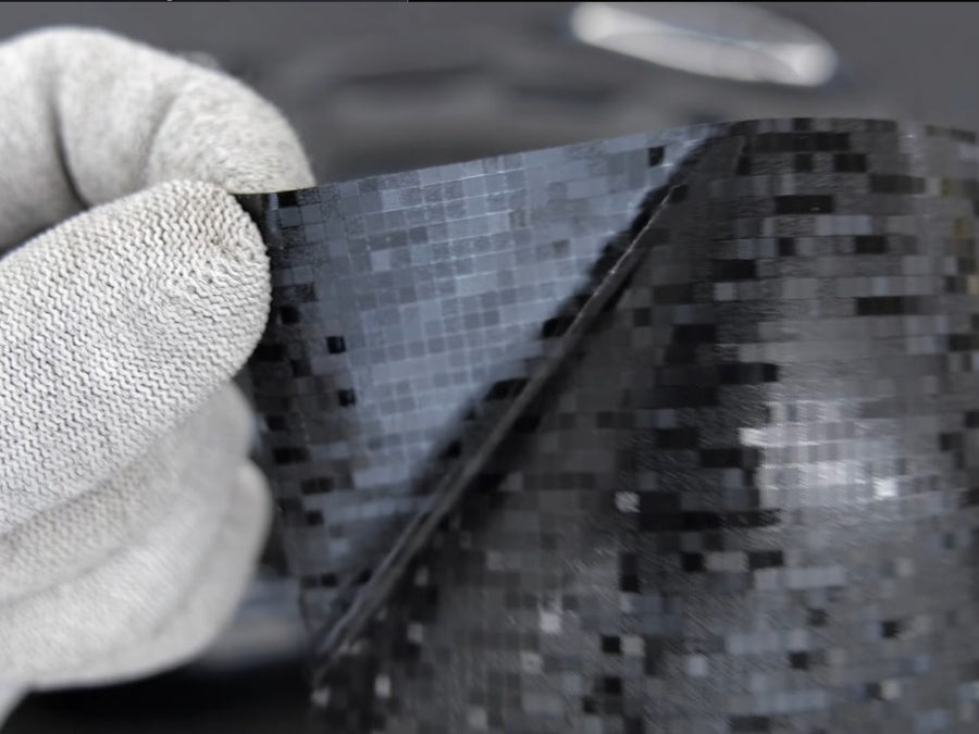 Rwraps Black Digital Fiber Film~Rwraps Black Digital Fiber Vinyl Liner~1