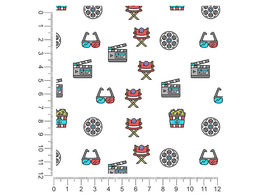 3d fun movie 1ft x 1ft Craft Sheets