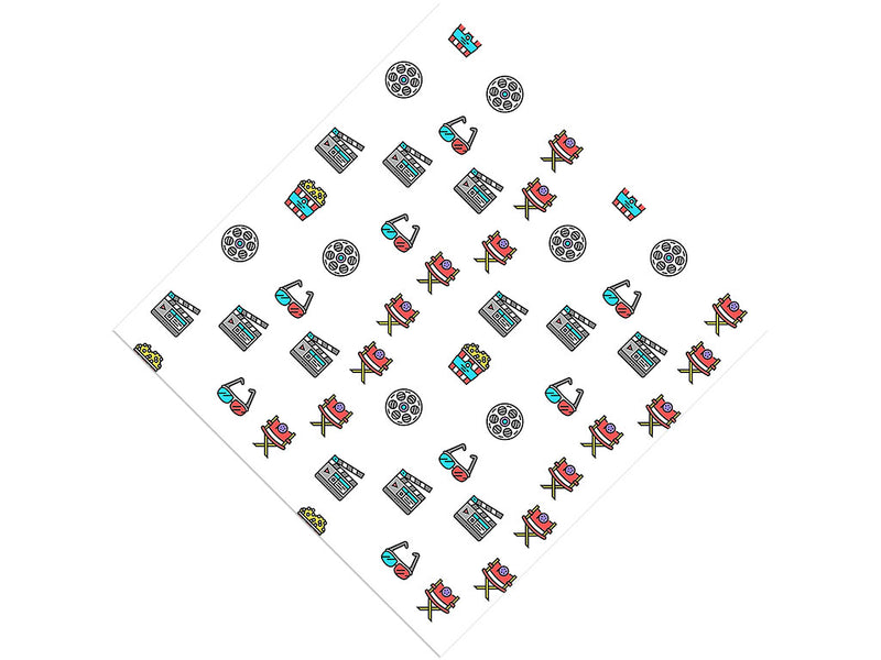 3D Fun Movie Vinyl Wrap Pattern