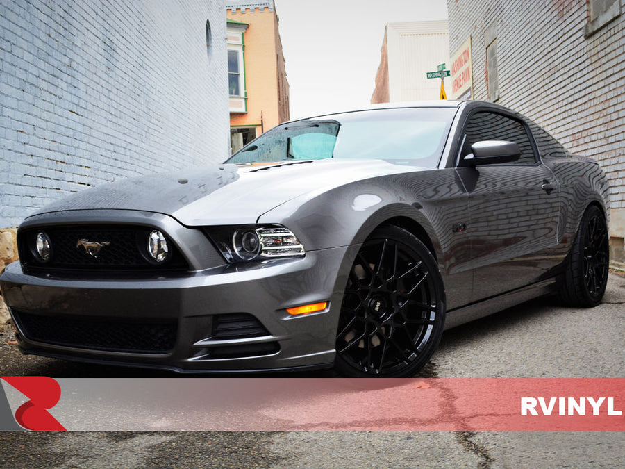 3M 1080 Series Gloss Black Front View Wrap