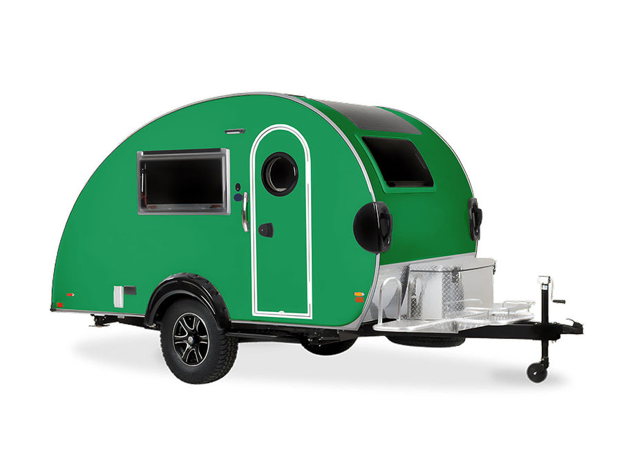 3M 1080 Gloss Kelly Green DIY Tear Drop Trailer Wraps