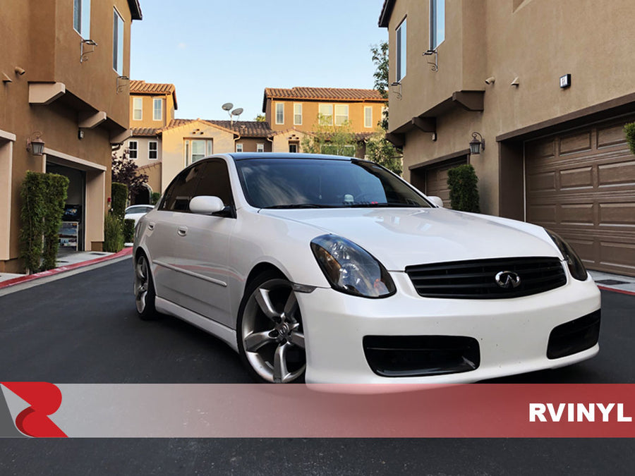 3M 1080 Series Gloss Black Wrap For Infiniti G35 Installed Wrap
