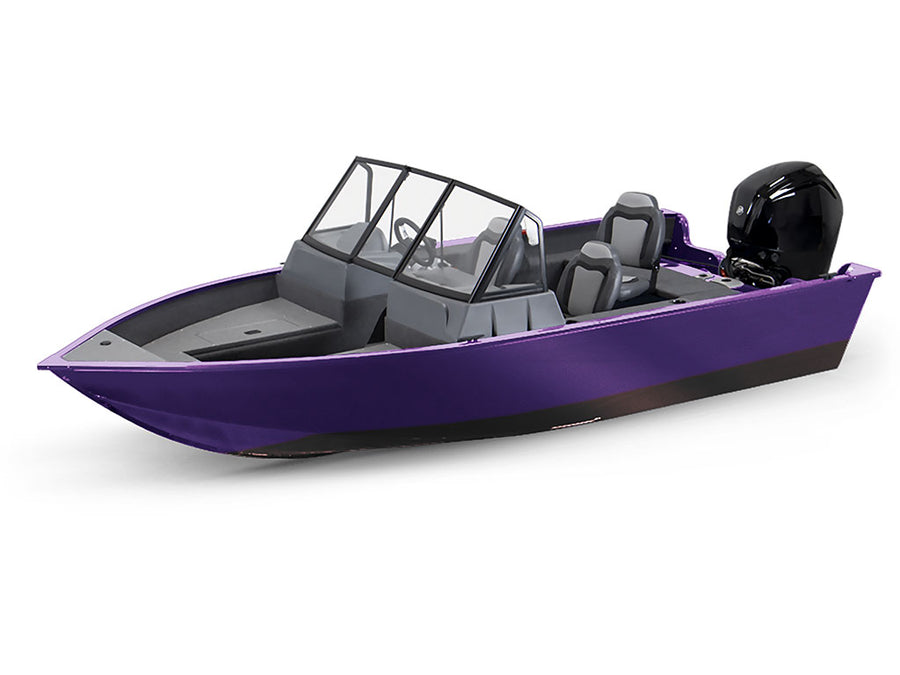 3M 1080 Gloss Plum Explosion Modified-V Hull DIY Fishing Boat Wrap