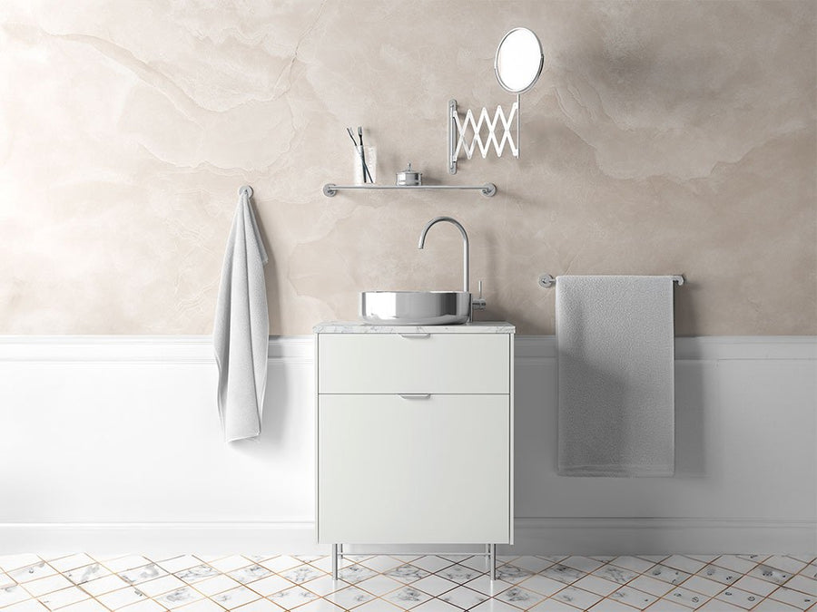 3M™ 2080 Satin White Bathroom Cabinet Wraps