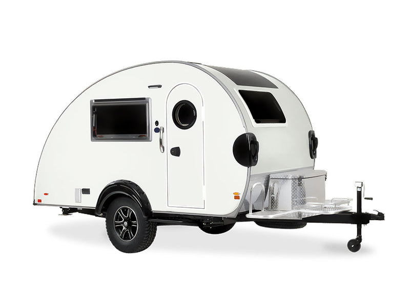 3M 2080 Satin White DIY Tear Drop Trailer Wraps