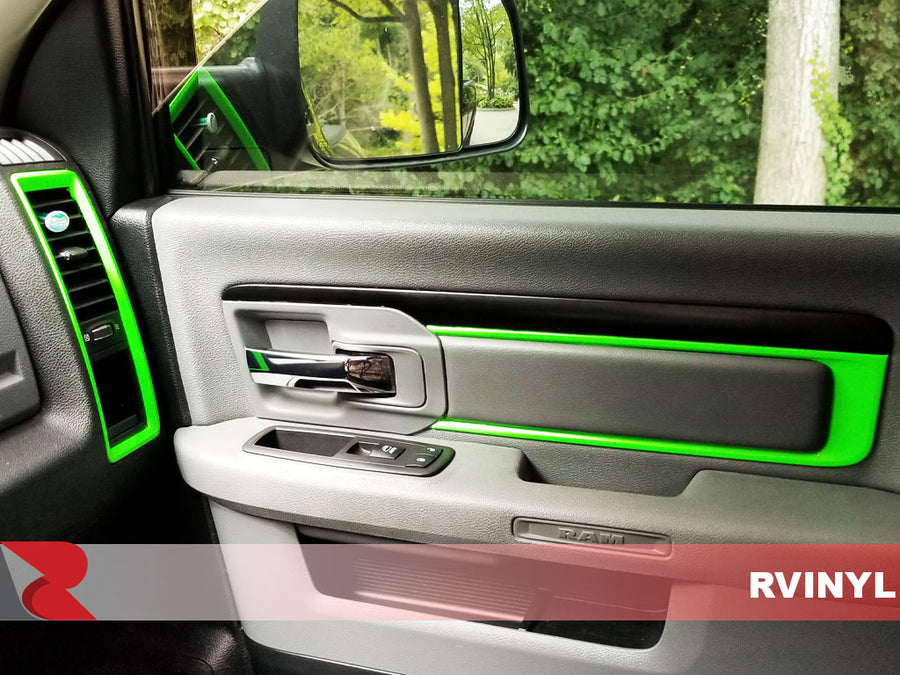 3M Series 1080 Satin Neon Fluorescent Green DIY dash kit