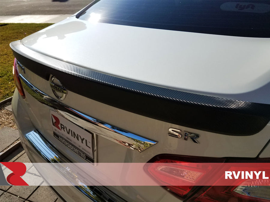 3M™ Series 1080 Black Carbon Fiber Custom Spoiler Wrap