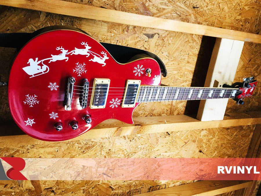 3M™ Gloss Red Metallic Electric Guitar Skin Wrap