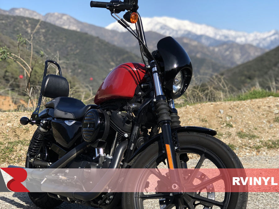 3M 1080 Series Gloss Red Metallic Front View Wrap