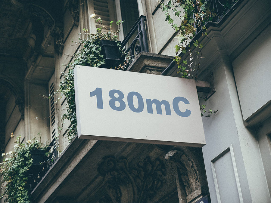 3M Controltac 180mC Wedgewood Blue Installed Building Sign