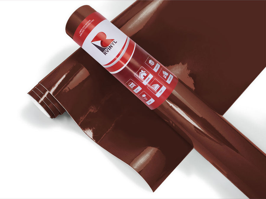 3M 180mC Deep Mahogany Brown Craft Vinyl Roll