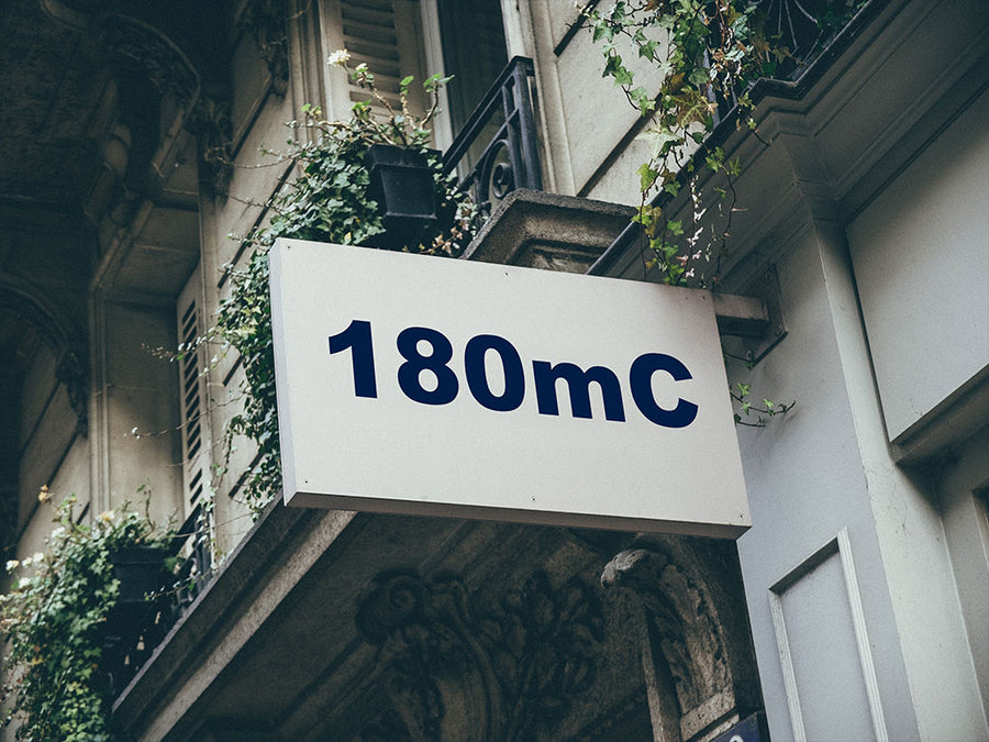 3M Controltac 180mC Light Navy Installed Building Sign