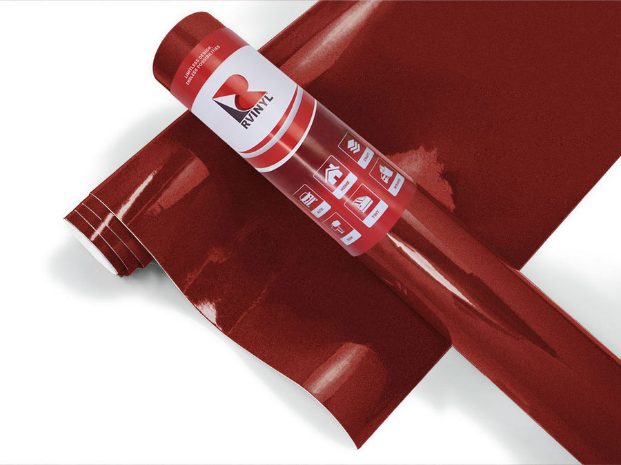 3M 180mC Steampunk Red Metallic Craft Vinyl Roll