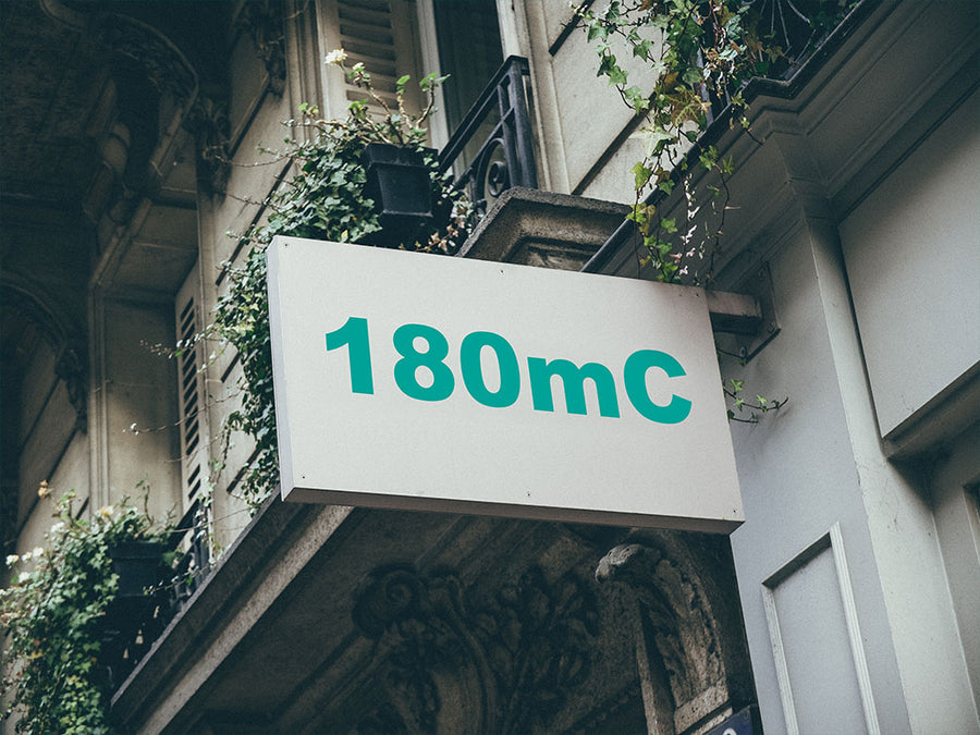 3M Controltac 180mC Dark Aqua Installed Building Sign