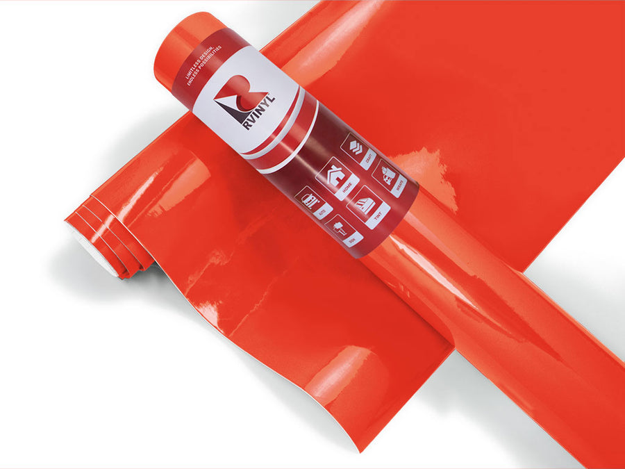 3M Controltac 180mC Red orange Vinyl Film