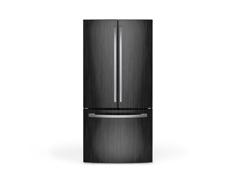 3M 2080 Brushed Black Metallic DIY Built-In Refrigerator Wraps