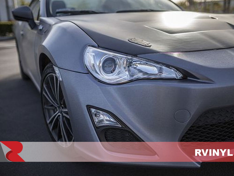 3M 2080 Series Brushed Steel Passenger Side Front Rwrap