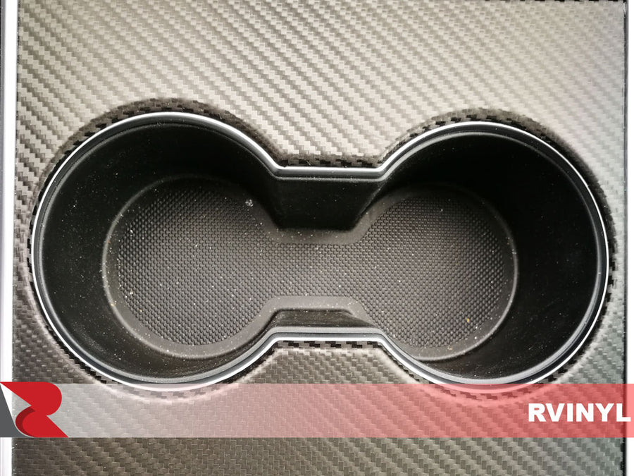3M™ Series 2080 Black Carbon Fiber Cupholder Rwrap
