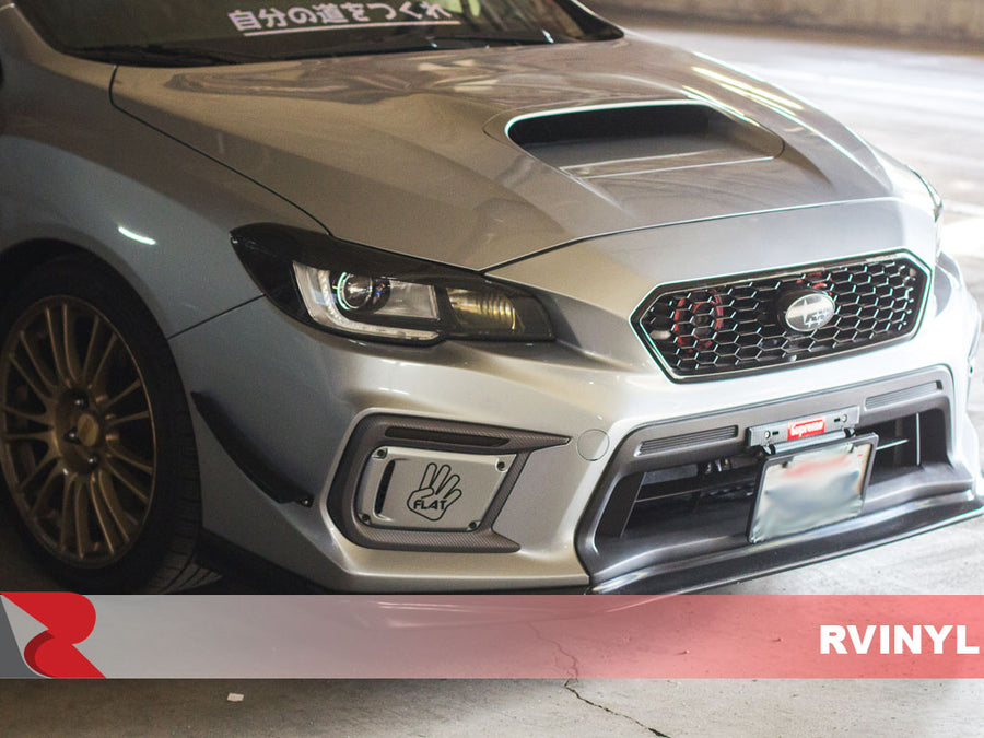 3M™ Series 2080 Black Carbon Fiber Custom Headlight Cover DIY Wrap