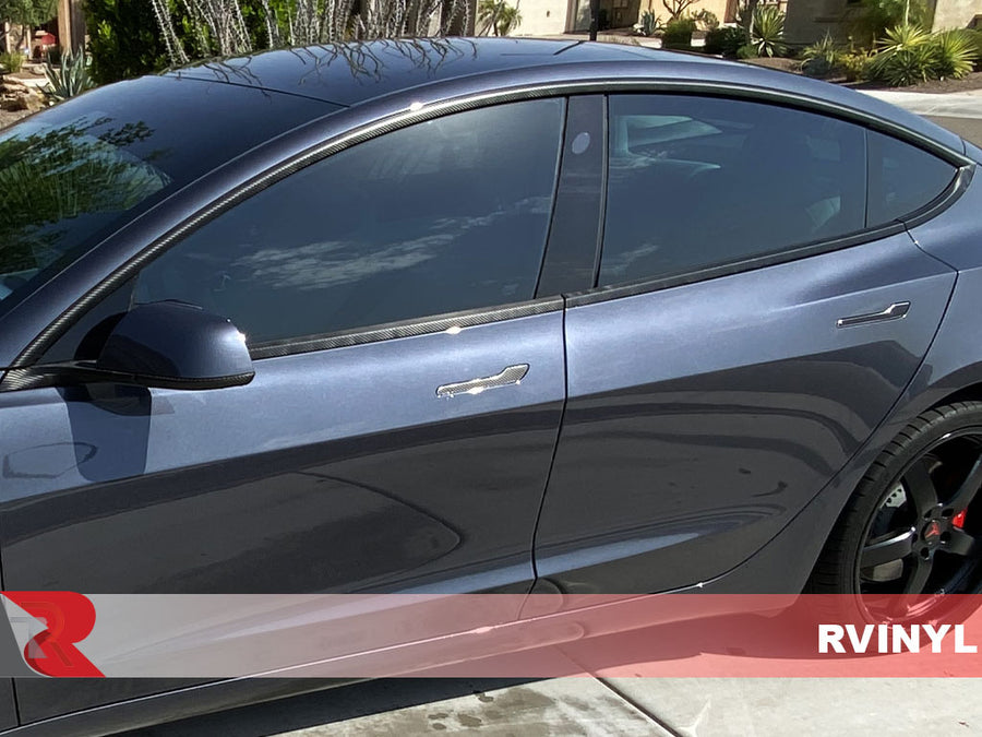 3M™ Series 2080 Black Carbon Fiber Window Edge Wrap