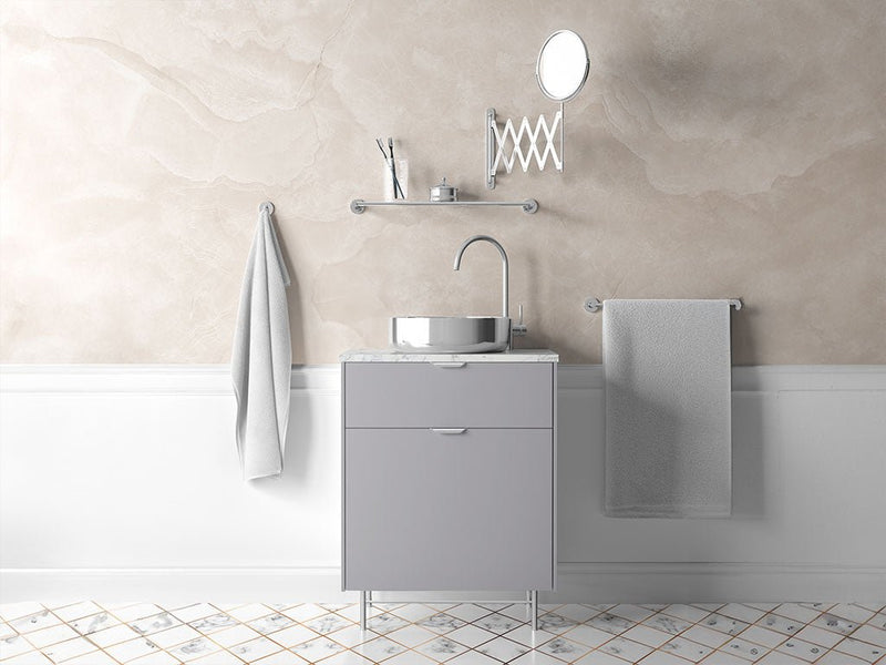 3M™ 2080 Gloss Storm Gray Bathroom Cabinet Wraps