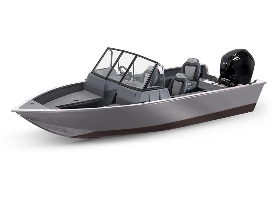 3M 2080 Gloss Storm Gray Modified-V Hull DIY Fishing Boat Wrap