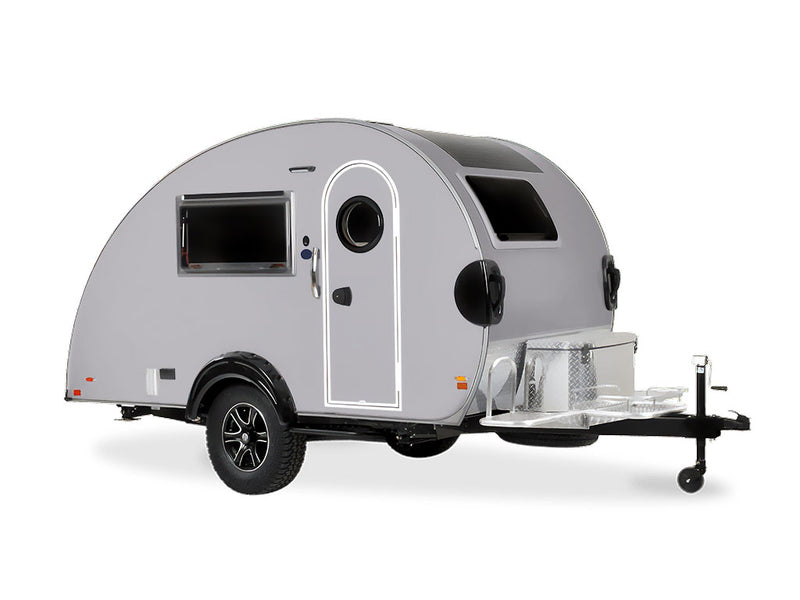 3M 2080 Gloss Storm Gray DIY Tear Drop Trailer Wraps