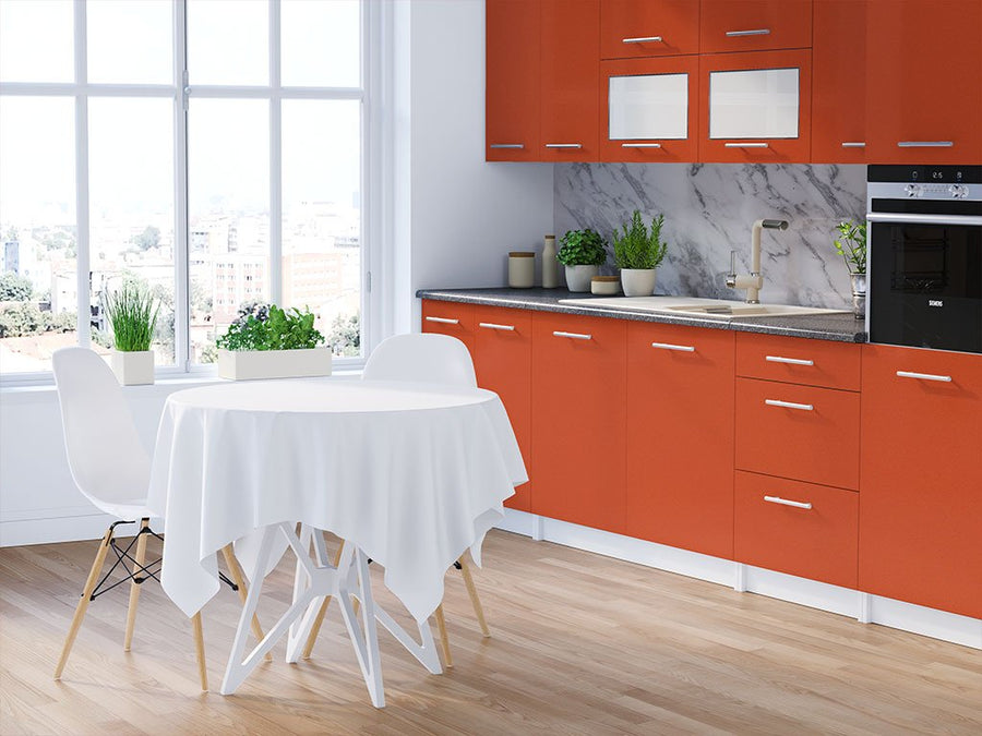 3M 1080 Gloss Fiery Orange DIY Kitchen Cabinet Wraps