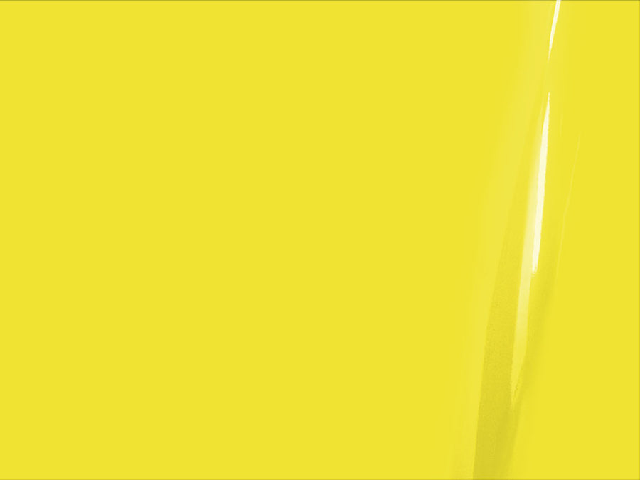 3M 2080 Gloss Lucid Yellow Snowmobile Wrap Color Swatch